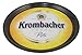 Produktbild Krombacher Pils Servier-Tablett Bier Glas Rundes Tablett 37 cm rutschfest Theke Tresen Bar Gläser Party Keller Deko Set Accessoire