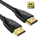 ⭐【Ultra HD & High Speed】: Syncwire HDMI Kabel unterstützt Ultra HD 2160p (4K x 2K), Full HD 1080p, 4K Video at 60 Hz, 3D, 48 Bit Deep Color, and 18 Gbps.