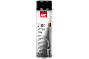 AUTO-PLAST PRODUKT APP B100 Bitume Spray di Protezione Sottoscocca Auto | Antipietrisco, Antiruggine e Antirombo Sottoscocca Protezione | Antirombo Sottoscocca Spray | Nero