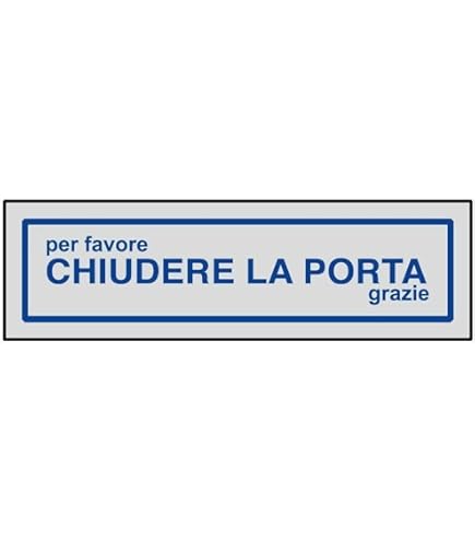 Porta Per Garage Si Prega Di Tenere La Porta Chiusa Segno Adesivo - Foto 2