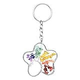 Mybota Tree Of Life Keyring 7 Chakra Healing Crystal Tumbled Stone Natural Gemstone Car Key Chain Reiki Healing Keychain For Friendship Women Men Girls Bikes Home Mothers Day Gifts