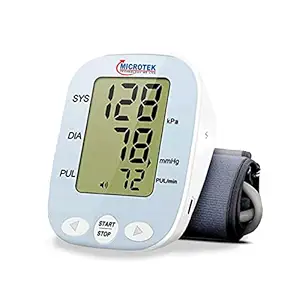 Microtek KF-65A Voice Broadcast Upper Arm Blood Pressure Monitor with USB Charging Bp Monitor