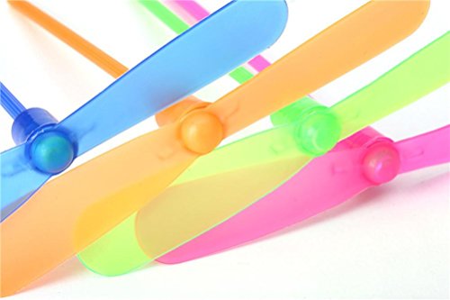 JanlyÂ® Flashing Dragonfly Glow Toy Educational LED Light Up Bamboo-copter Rotor Toy for Outdoor Christmas party Favor Gift