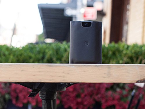 Portefeuille en cuir avec iPhone 5/5S/5 C/SE cas par Danny p., Cuir, noir, Pocket book