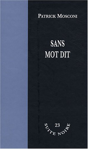 couverture de : Sans mot dit