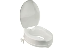 ‎STOCK-FACHMANN Stock-Fachmann® Toilettensitzerhöhung Smart In 5cm 10cm Oder 15cm Mit Deckel Oder Ohne Deckel WC Sitzerhöhung Toilette Senioren Toilettenaufsatz Senioren Farbe Weiß Belastbar 200kg