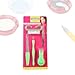 5-Piece Manicure Set, Brush, File, Clippers, Nail Scissors and Skin Buffer