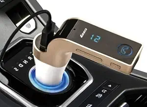 CarFrill SAMSUNG GALAXY J1/J1 Ace/J2/J2 Ace/J2 Pro/J3 Pro Compatible Certified Bluetooth Car Charger 2. 5A with Turbo Charging/LED Screen/FM Transmitter/Supports Memory Card/Noise Cancellation/Call Accept & disconnect feature/ Built in smart chip to control voltage fluctuation.