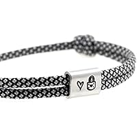 KOMIMAR Surfer Armband SAVE OUR LOVE mit persönlicher PRÄGUNG / GRAVUR in vielen Farben - ewige Liebe - Freundschaftsarmband - personalisiert - verliebt - Gravur Armband - Liebe - Jahrestag - Geschenkidee - Handgemacht - personalisierbar - Initiale - personalisierbar - Ich Liebe Dich - Herren Armband - Damen Armband - Freundschaftsband