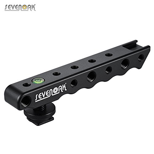 Andoer SevenOak sk-h02 portable Vid  o Poign  e stabilisatrice pour appareil photo Sabot Support Support pour appareil photo Nikon Canon Sony   cran LED Microphone