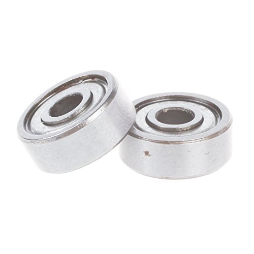 TOOGOO(R) 4 x 13 x 5 mm Geschirmt Micro Mini Klein Rad Kugellager 624Z 5 Stueck - 2