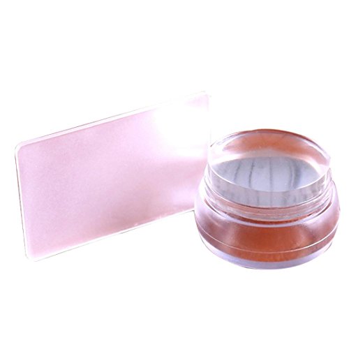 LHWY Clear Nail Art Stamping Stamper Scraper Image Plate Manicure Print Tool DIY