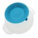 WEKA Baby Kids Spoon And Bowl Set Two-handed Feeding Sucker Plastic Tableware Dishes Blue