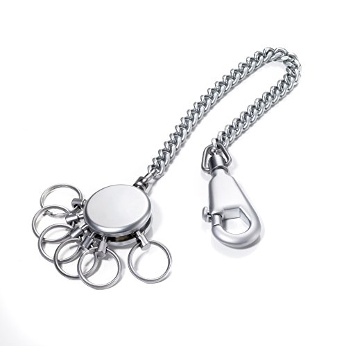TROIKA KR10-60/MA Keyring Plata - Funda (Keyring, Plata, Cromo, Metal, Plata, 25 mm, 9 mm, 60 g)