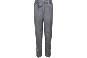 R G Clothing Mens Elasticated Adjustable Waist Casual Smart Work Plain Rugby Trousers Pants
