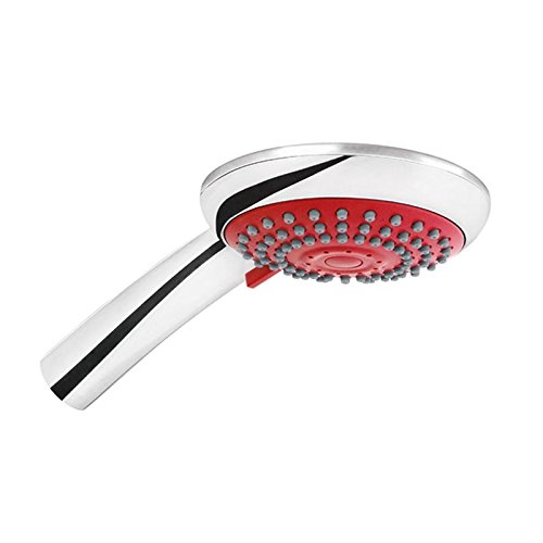Handbrause Kopfbrause Duschkopf 3 Strahlarten rot