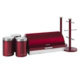 Morphy Richards Accents Storage Set, 6 Piece - Red (Kitchen &amp; Home)