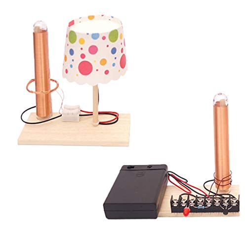 Preisvergleich Produktbild B Blesiya Komplette DIY Balsten Experimente Wissenschaft Pädagogische Spielzeug - Wireless Strom Generator Lampe