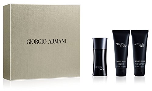 Giorgio Armani ARMANI CODE for Men Gift Set : 50ml EDT Spray, 75ml Shower Gel & 75ml After Shave Balm