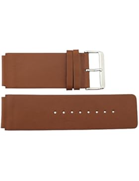 Moog Paris Braun Kalbsleder Uhrenarmband, Dornschließe, 26mm Ersatzband _ B26012
