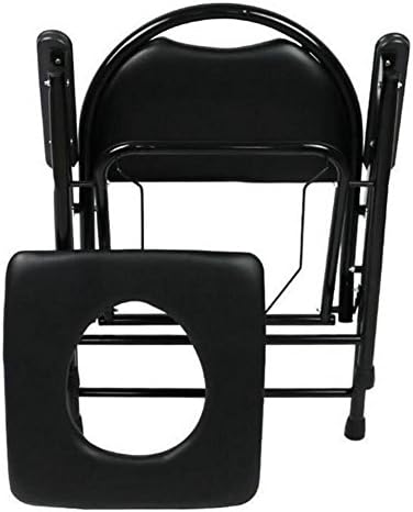 NEEDED Y Folding Lightweight Commode with 5 Litre Pan Stacking Fixed Height Steel Commode