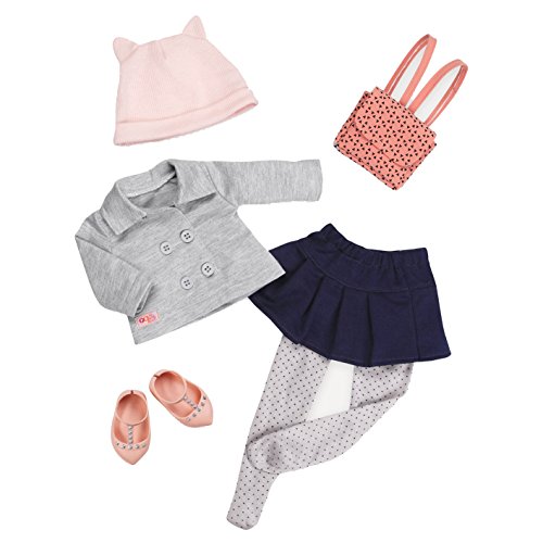 Our Generation- Vestito, Colore Ensemble Jupe et Veste Grise, 70.302769999999995