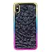 Produktbild MuSheng for iPhone XS Max Hülle, Transparent Schutzhülle Diamant Textur Brechung Klar Mehrfarbig Silikon Weich Handyhülle Case für iPhone XS Max (Gold)