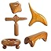 Produktbild 5 Stück, traditionelle Thai Massage, Vietnam duftenden Holz Körper Fußreflexzonenmassage Akupunktur Thai Massage Roller Therapie (Set 5 Stück)
