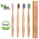 PROPIEDADES NATURALES - Nuestro cepillo de dientes de carbón activo tiene propiedades absorbentes las cuales te permitirán eliminar más bacterias que otros cepillos.