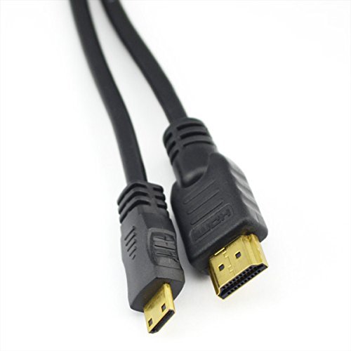 Mini-HDMI Typ C zu stehen HDMI Kabel Full HD 3D 1080p, vergoldet Stecker - 2