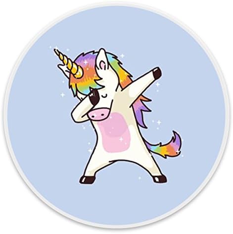 Cheap Pop Out for Mobile Phone, Expanding Pop Grip Mount Holder Stand Sockets for iPhone X,Smartphones and Tablets - Shy Unicorn Happy White