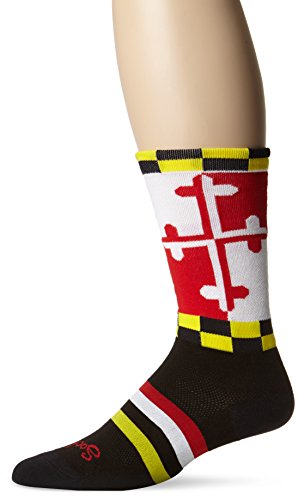 Preisvergleich Produktbild SockGuy LAX Maryland Herren Socken, Mehrfarbige, S / M