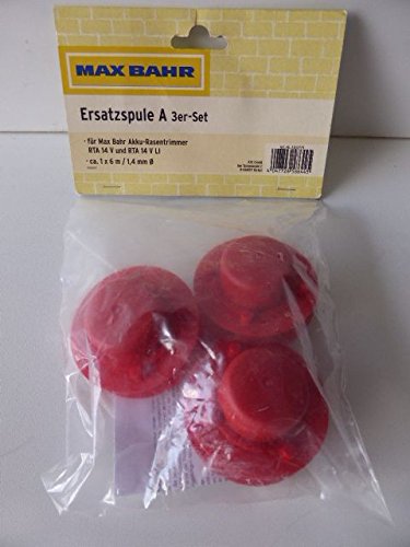 3er-Set Max Bahr 2302779 A Trimmerspule Rasentrimmer Ersatzspule RTA 14 V LI