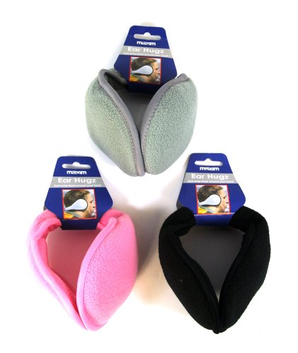 Preisvergleich Produktbild Ear Hugz Ohrwärmer aus weichem Fleece dunkelblau / schwarz