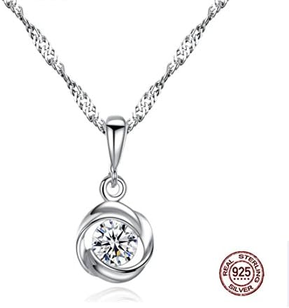 925 Sterling Silver For Women Necklace Pendant, Allergen-free, 40+5cm Extender
