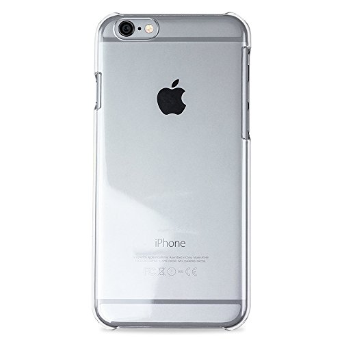 Donkeyphone Cristal Clear - Carcasa dura para Apple iPhone 6 6S Plus  transparente