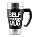 Produktbild Golden King Self Stirring Coffee Mug - Electric Stainless Steel Automatic Self Mixing Cup-(350ml,Black)