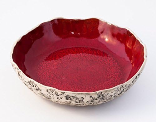 Red handmade stoneware ceramic pasta bowl, large salad bowl, Soup bowl, Large serving bowl, Christmas and Wedding Gift