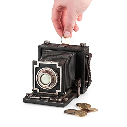 PAJOMA 55170 Spardose Fotoapparat, Kunstharz, Höhe 10 cm - 2