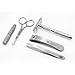 Haryali Hand Assembled Stunning (4 Pecs DE Safety Razor) Nose Trimmer, Nose Scissor, Tweezer, Nail Cutter Sophist Collection Elegantly Designed By Haryali London 5 Pecs Set.