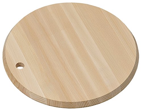 Kesper 68325 Schneidebrett, Durchmesser 31,5 / 1,5 cm, FSC-zertifiziertes Buchenholz
