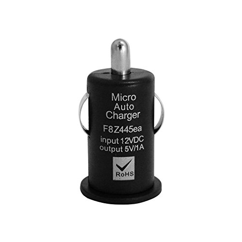EAXUS 50940 Mini Car Charger Adapter USB / Kfz-Ladeadapter für Handys, MP3 Player schwarz - 2