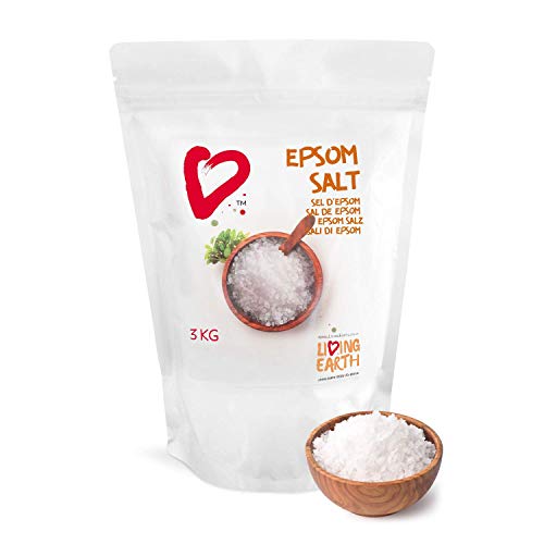 3 KG Bolsa | Living Earth Sulfato de Magnesio (Sales de Epsom)