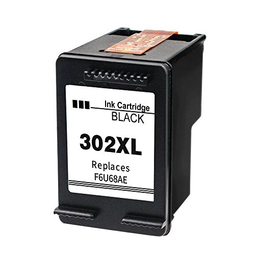 2x Kompatible Tintenpatronen als Ersatz für HP 302 XL 302XL Schwarz Druckerpatronen für HP DeskJet 1110 1115 2130 2132 2133 2134 2135 3630 3632 3633 3634 3636 3637 3638, HP OfficeJet 3830 3831 3832 3833 3834 3835 4650 4651 4652 4654 4655 4657 4658, HP Envy 4520 4521 4522 4523 4524 4525 4527 4528 e All-in-One - 2