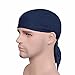 Price comparison product image Headbands Quick-dry Bandana Adjustable Breathable Sport Outdoor Head Wrap Headwear Running Beanie - Classic Pirate Headscarf - Sun UV Protection Cap Headgear Helmet Liner (Navy Blue)
