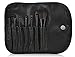 Low-cost sales makeup tools 7pcs Both portable makeup brush set, Soft hair brand BLACK makeup brushes professiona