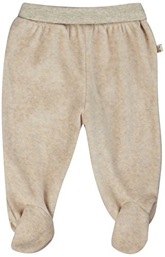 Kanz Unisex Baby Jogginghose mit Fuß 1522854 Tracksuit Bottoms, Beige (oatmeal Melange Beige 8265), 3-6 Months (Manufacturer size: 68)