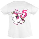 kindergeburtstag dekoration selber basteln Die süßesten Geschenke zum fünften Geburtstag von Shirtgeil: Unicorn Design mit einer Fünf in premium Qualität und hohem trage Komfort.