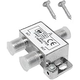 Lunatic 1848 2 li Uydu Splitter Kablo TV Rg6 Anten &Ccedil;oklayıcı Dağıtıcı 3D HD SD Yayınları Destekler 1080P Destekli Y&uuml;ksek Kali