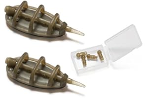 Extra Carp Method Feeder with Connector 50g/2pc (10 pcs) Futterkorb, braun, S